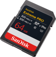 Sandisc Extreme Pro 64GB SD UHS-II XC Memóriakártya
