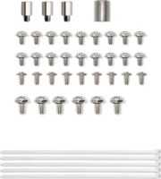 DeepCool CG530 4F Midi Torony Számítógépház + 4db 120mm ARGB ventilátor - Fehér