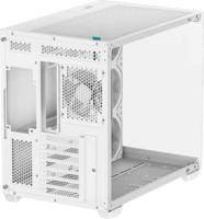 DeepCool CG530 4F Midi Torony Számítógépház + 4db 120mm ARGB ventilátor - Fehér