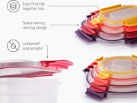 Joseph Joseph Nest Lock Műanyag ételtároló készlet Vegyes méret (8 db)