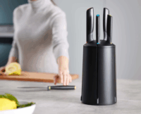 Joseph Joseph Elevate Rozsdamentes acél késkészlet állvánnyal 5 darabos - Fekete