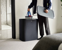 Joseph Joseph Tota Trio Szövet szennyestartó 3 rekesszel 90l - Fekete