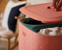 Joseph Joseph Tota Trio Szövet szennyestartó 2 rekesszel 60L- Korall