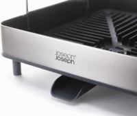Joseph Joseph Excel Rozsdamentes acél Kétszintes edényszárító 46,5 x 32 x 31,5 cm - Inox / Fekete