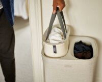 Joseph Joseph Tota Szövet szennyestartó 2 rekesszel 60L- Bézs