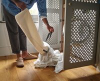 Joseph Joseph Tota Szövet szennyestartó 2 rekesszel 60L- Bézs