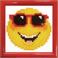 Dimaond Dotz Kids Mosolygós arc képkészítő készlet 10 x 10 cm