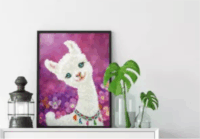 Diamond Dotz Lulu láma Képkészítő szett 32 x 42 cm