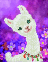 Diamond Dotz Lulu láma Képkészítő szett 32 x 42 cm