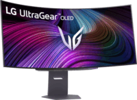 LG 45" UltraGear 21:9 WQHD OLED Ívelt Gaming Monitor - Fekete