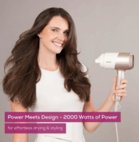 Beurer HC 40 Iconic Pro ION technológiás Hajszárító 2000 Watt - Bézs / Arany