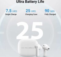 TimeKettle M3 Vezeték nélküli Nyelvi Fordító Füllhallgató Headset Töltőtokban - Fehér