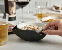 Joseph Joseph 20156 Műanyag Dupla tányéros Snack tál - Szürke