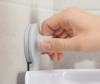 Joseph Joseph EasyStore Műanyag Tapadókorongos Zuhany Sarokpolc 2 darab - Fehér