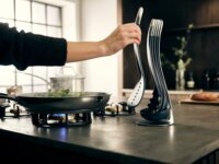 Joseph Joseph Nest Rozsdamentes acél konyhai eszköz készlet állvánnyal 5 darabos - Inox / Fekete