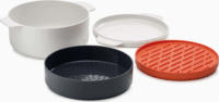 Joseph Joseph M-Cuisine Mikrozható edény készlet 4 darabos - Narancssárga / Szürke