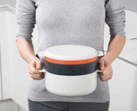 Joseph Joseph M-Cuisine Mikrozható edény készlet 4 darabos - Narancssárga / Szürke