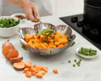 Joseph Joseph Bloom Összecsukható rozsdamentes acél gőzölő kosár