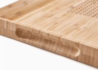 Joseph Joseph Cut&Carve Bambusz Vágódeszka 40 x 30 x 3,5 cm - Barna