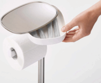 Joseph Joseph EasyStore Rozsdamentes acél WC papír tartó - Ezüst