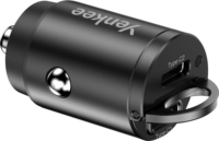 Yenkee YAC CAR 01 Mini 2xUSB-C Szivargyújtós töltő 30W - Fekete