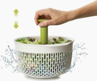 Joseph Joseph Spindola Műanyag Saláta centrifuga Ø 25cm 8.0L - Fehér / Zöld