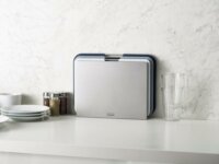 Joseph Joseph Nest Műanyag konyhai 3 darabos vágódeszka készlet - Szürke