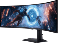 Samsung 49" LS49FG910EUXEN DQHD 32:9 VA Ívelt Gaming Monitor 144 Hz - Fekete