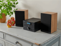 Thomson MIC123BT Mikro HiFi rendszer - Fekete / Barna