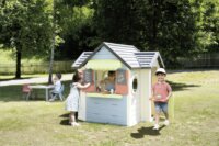 Smoby Life Gyorsétterem Műanyag kerti játszóház 124 x 132 x 135 cm