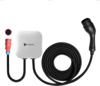 Defenzo Wallbox Home AC11 Elektromos autó fali töltő - Fekete / Fehér (11kW - 16A / 5m Type-2)