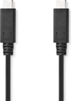 Nedis CCGL64750BK10 USB-C apa - USB-C apa Adat- és töltőkábel 1m - Fekete