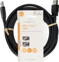 Nedis CCGL61010BK30 USB-A apa - USB-A anya Hosszabító kábel 3m - Fekete