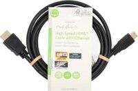 Nedis CVGL34500BK15 HDMI apa - Mini HDMI apa Kábel 1,5m - Fekete