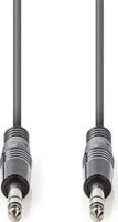 Nedis COTH23020GY30 6,35mm jack apa - 6,35mm jack apa Audio Kábel 3m - Fekete