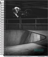 Miquelrius Skate Park 140 lapos A5 kockás spirálfüzet - Mintás