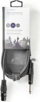 Nedis COTH15120GY30 6,35mm jack apa - XLR anya Audio Kábel 3m - Fekete