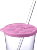 Titiz Iris Limeshake 700ml Üdítős műanyag pohár tetővel és szívószállal - Mintás többfajta