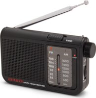 Aiwa RS-55BK Akkus / Elemes Hordozható AM / FM Zsebrádió - Fekete