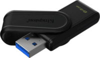 Kingston USB-A 3.2 64GB DataTraveler Exodia S Gen1 Pendrive - Fekete