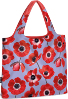 Ars Una Anemones Light Bevásárlótáska 22L - Piros mintás