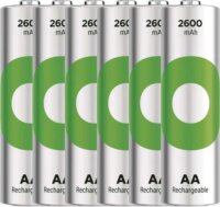GP B2527V ReCyko Újratölthető NiMH Ceruzaelem AA microUSB 2600mAh 1.2V (6db /csomag)