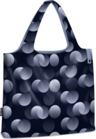Ars Una Bubbles Dark Összehajtogatható Bevásárlótáska 22L - Sötét buborék mintás