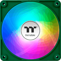 Thermaltake CT140 PWM 140x140x25mm EX ARGB Sync PC Rendszerhűtő ventilátor 3db - Sötétzöld