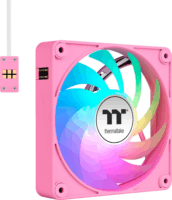 Thermaltake CT120 PWM 120x120x25mm EX ARGB Sync PC Rendszerhűtő ventilátor 3db - Rózsaszín