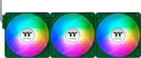 Thermaltake CT120 PWM 120x120x25mm EX ARGB Sync PC Rendszerhűtő ventilátor 3db - Zöld