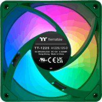 Thermaltake CT120 PWM 120x120x25mm EX ARGB Sync PC Rendszerhűtő ventilátor 3db - Zöld