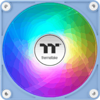 Thermaltake CT120 PWM 120x120x25mm EX ARGB Sync PC Rendszerhűtő ventilátor 3db - Hortenzia kék