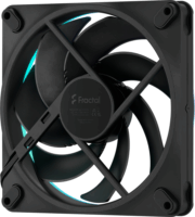Fractal Design Momentum PWM 140x140x25mm RGB Rendszerhűtő ventilátor - Fekete