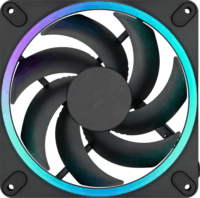 Fractal Design Momentum PWM 140x140x25mm RGB Rendszerhűtő ventilátor - Fekete